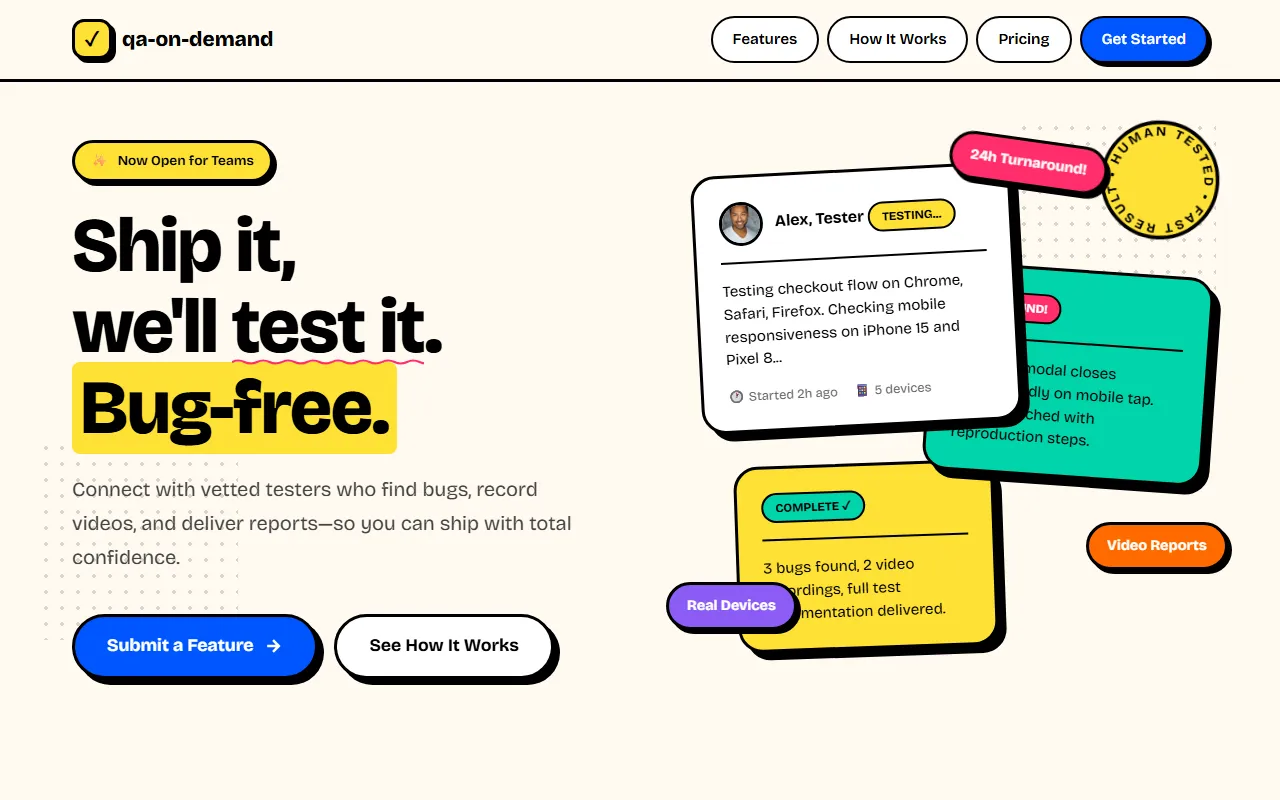 QA on Demand - Version 3